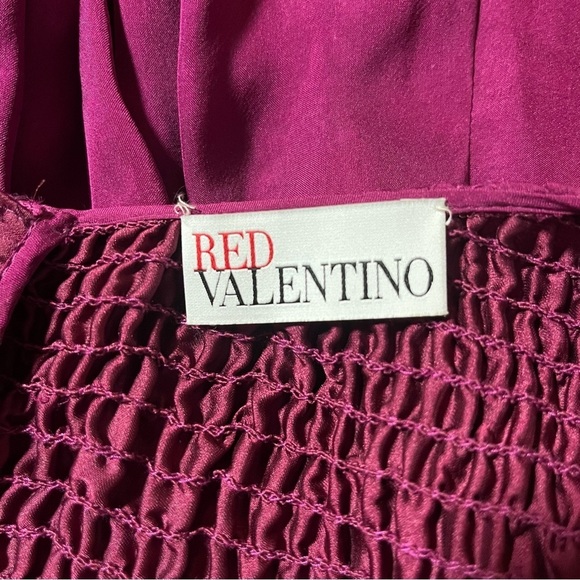NWT RED Valentino Silk Mini Dress Bubble Hem - Picture 10 of 12